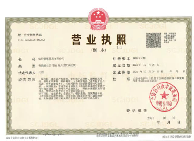 临沂源顺蔬菜有限公司